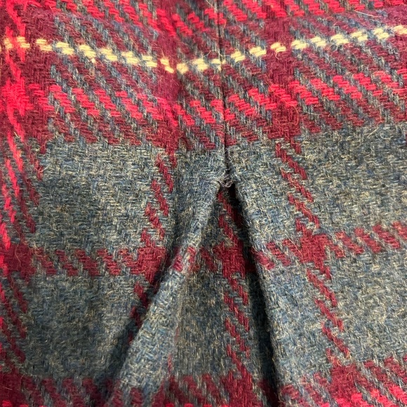 Vintage 60’s plaid wool sleeveless dress, small - Picture 13 of 13